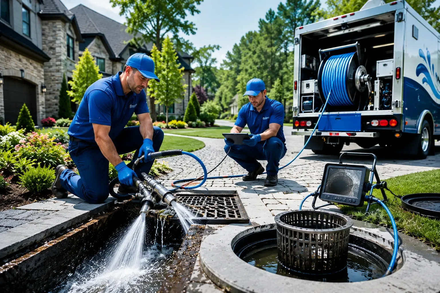 Local outdoor drain cleaning professionals in Fountainville, PA