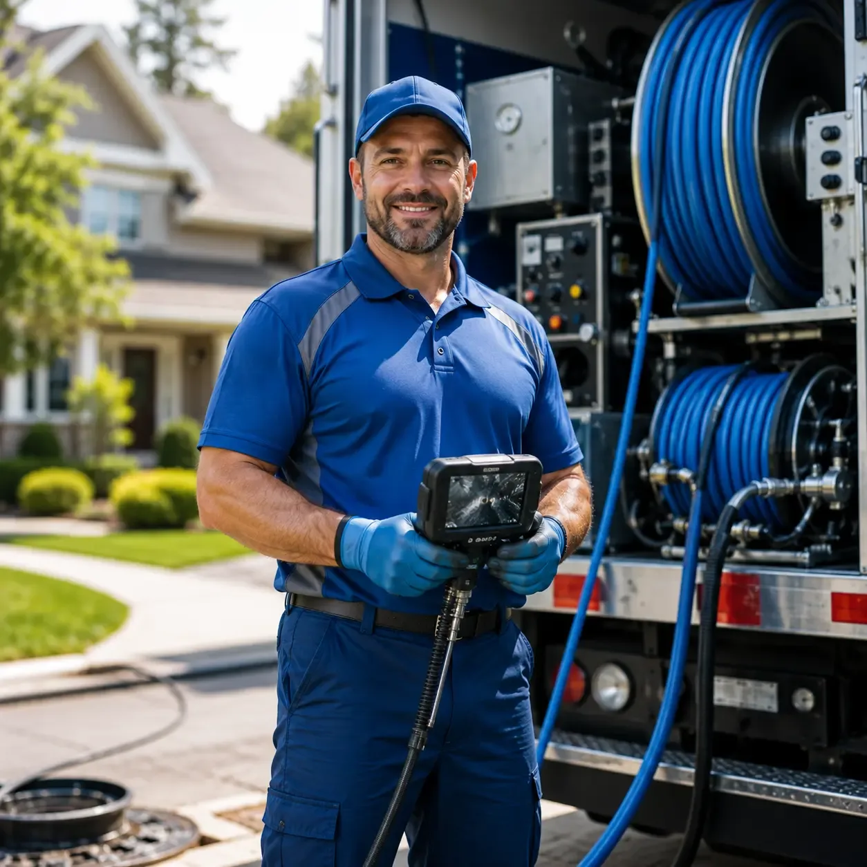 Local outdoor drain cleaning specialists in Fountainville, PA